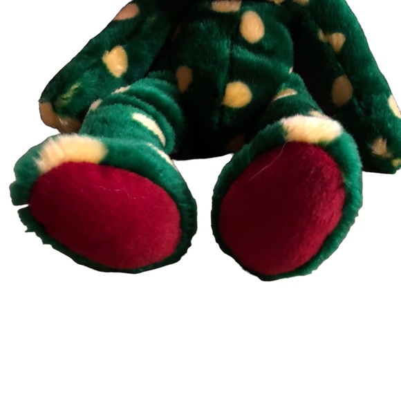 Kellytoy Polka Dot Christmas Rudolph Reindeer Spotted Moose 18” Plush Stocking - Picture 5 of 7